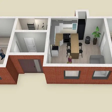 Modernes 3-zimmer-apartment *